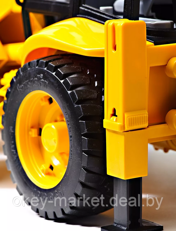 Игрушка Экскаватор погрузчик колёсный JCB 4CX Bruder (Брудер) 02428 - фото 10 - id-p122954124