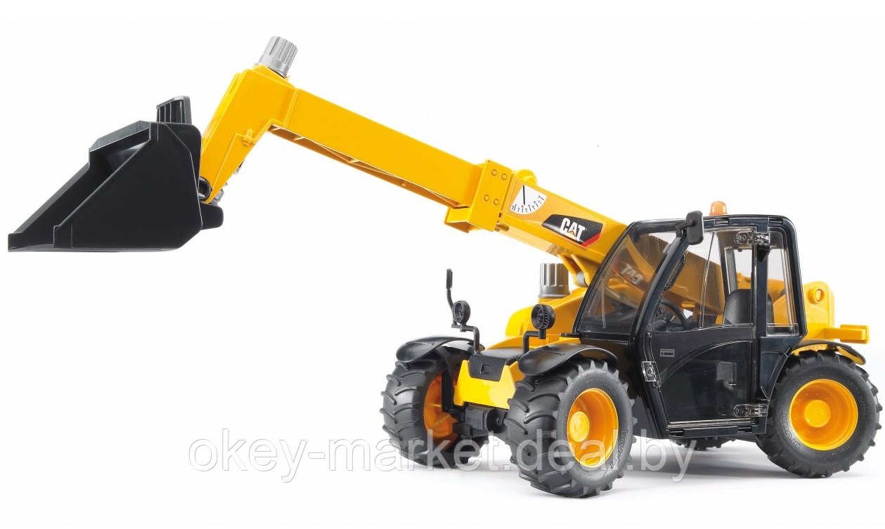 Игрушка Погрузчик колёсный CAT Telehandler с ковшом Bruder (Брудер) 02141 - фото 1 - id-p122956018