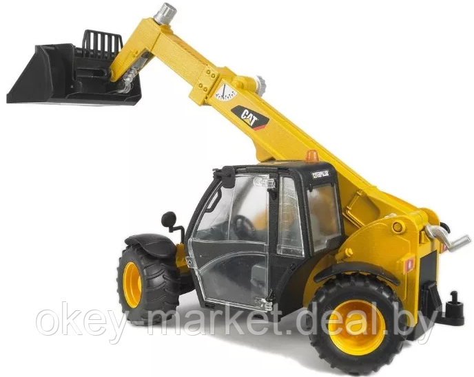 Игрушка Погрузчик колёсный CAT Telehandler с ковшом Bruder (Брудер) 02141 - фото 3 - id-p122956018