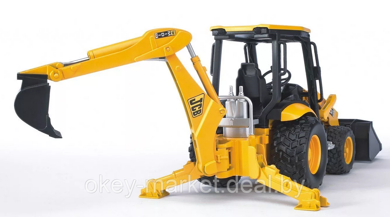 Игрушка Экскаватор погрузчик колёсный JCB MIDI CX Bruder (Брудер) 02427 - фото 5 - id-p122974768