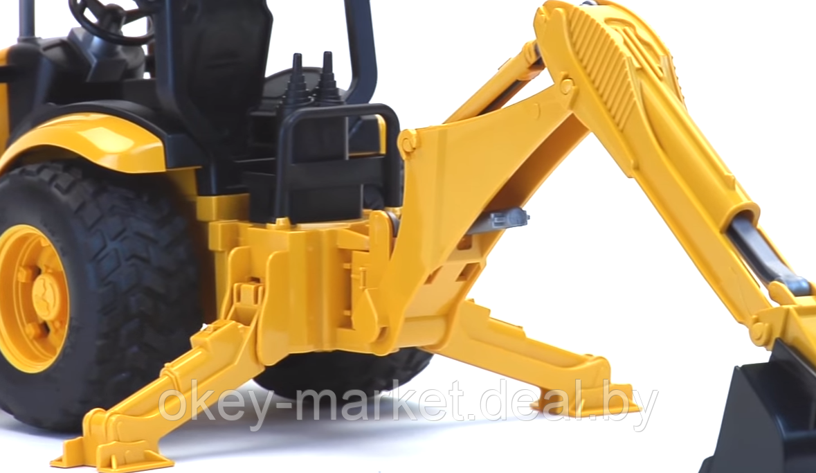 Игрушка Экскаватор погрузчик колёсный JCB MIDI CX Bruder (Брудер) 02427 - фото 8 - id-p122974768