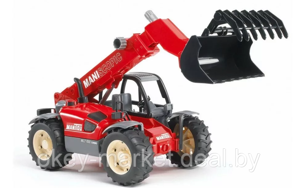 Погрузчик колёсный Брудер Manitou MLT 633 с ковшом 02125 - фото 1 - id-p122974884