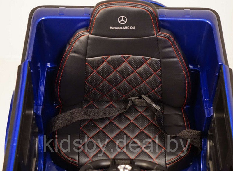 Детский электромобиль RiverToys Mercedes-AMG G63 4WD K999KK (черный) Лицензия полноприводной - фото 2 - id-p119784127
