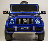 Детский электромобиль RiverToys Mercedes-AMG G63 4WD K999KK (синий глянец) Лицензия полноприводной, фото 2
