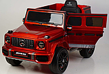 Детский электромобиль RiverToys Mercedes-AMG G63 4WD K999KK (серый глянец) Лицензия полноприводной, фото 4