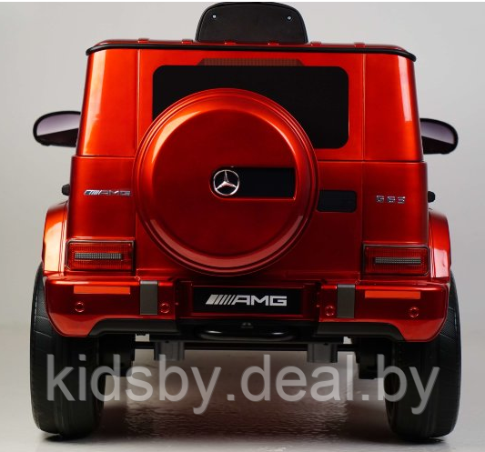 Детский электромобиль RiverToys Mercedes-AMG G63 4WD K999KK (черный глянец) Лицензия полноприводной - фото 6 - id-p119784131