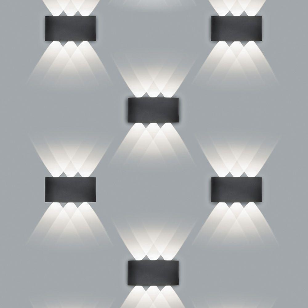 Настенный уличный светильник DH101 "Нью-Йорк" 6*1W, 4000K, белый - фото 5 - id-p119522533
