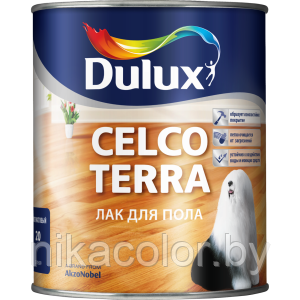 Лак для пола DULUX CELCO Terra 20 10л полуматовый - фото 1 - id-p122989239