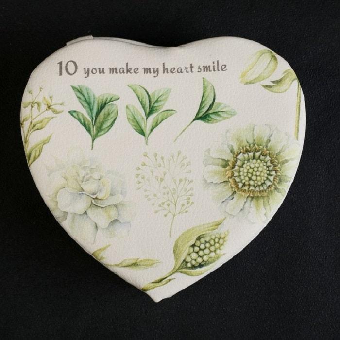 Шкатулка для украшений «Сердце с цветами» компакт - фото 1 - id-p122981582
