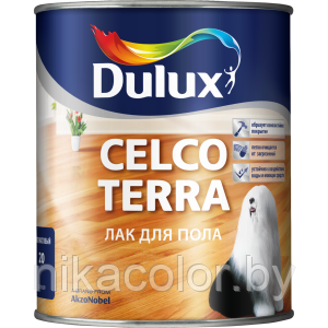 Лак для пола DULUX CELCO Terra 20 л полуматовый 5л - фото 1 - id-p122993866