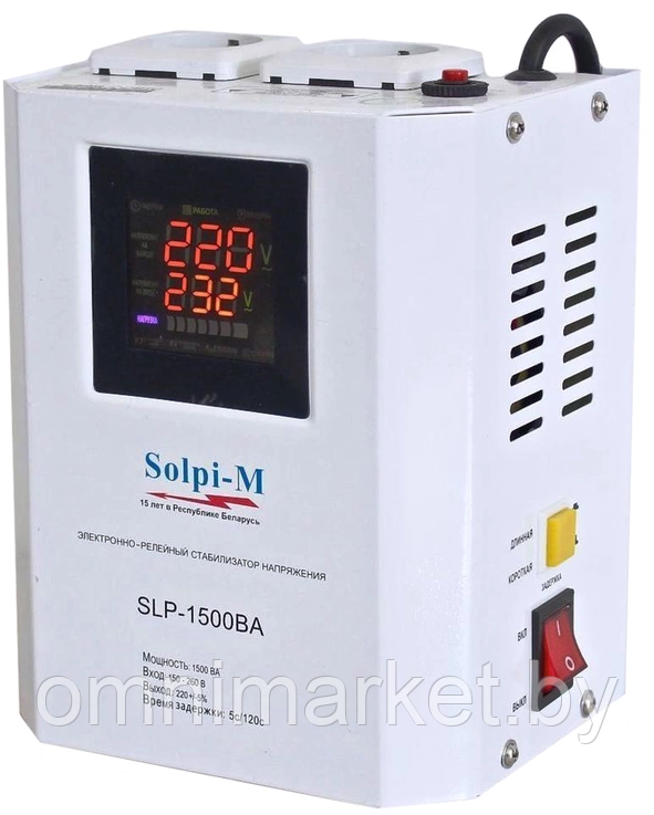 Стабилизатор напряжения Solpi-M SLP-1500 BA, Китай