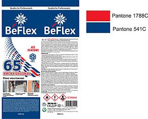 Пена BeFlex 65 Professional Blue, фото 2