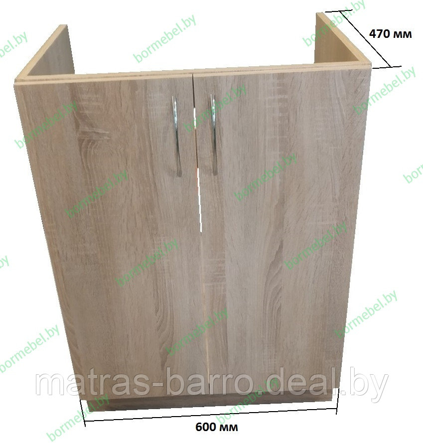 Кухонный шкаф под накладную мойку 60 см (ДСП венге) - фото 4 - id-p103970162