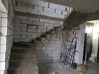 Монтаж всех монолитных лестниц