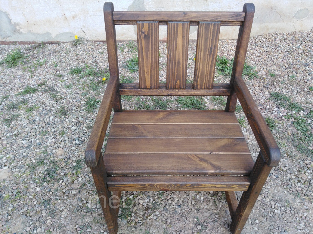 Кресло садовое из массива сосны "В Беседку" - фото 6 - id-p72959725