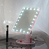 Зеркало для макияжа с подсветкой (Цвет розовый), фото 2