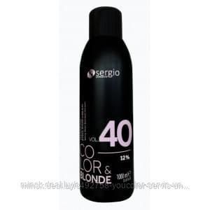 КРЕМ-ОКИСЛИТЕЛЬ 12% (40vol) 1000мл COLOR&BLONDE sergio professional