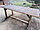 Гарнитур садовый и банный из массива сосны "В Беседку" 1,85 метра 4 предмета, фото 5