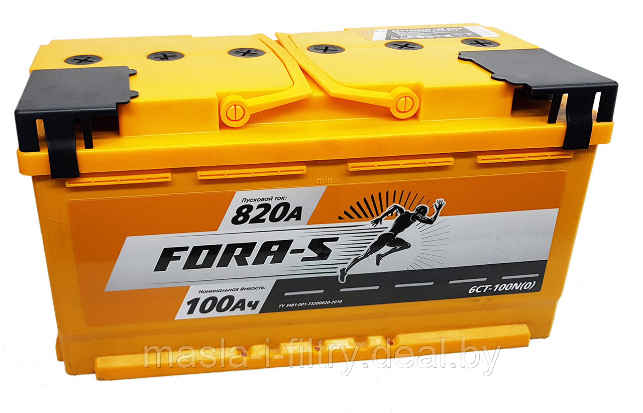 Аккумулятор FORA-S 100R( 820А, 353*175*190) - фото 1 - id-p90630531