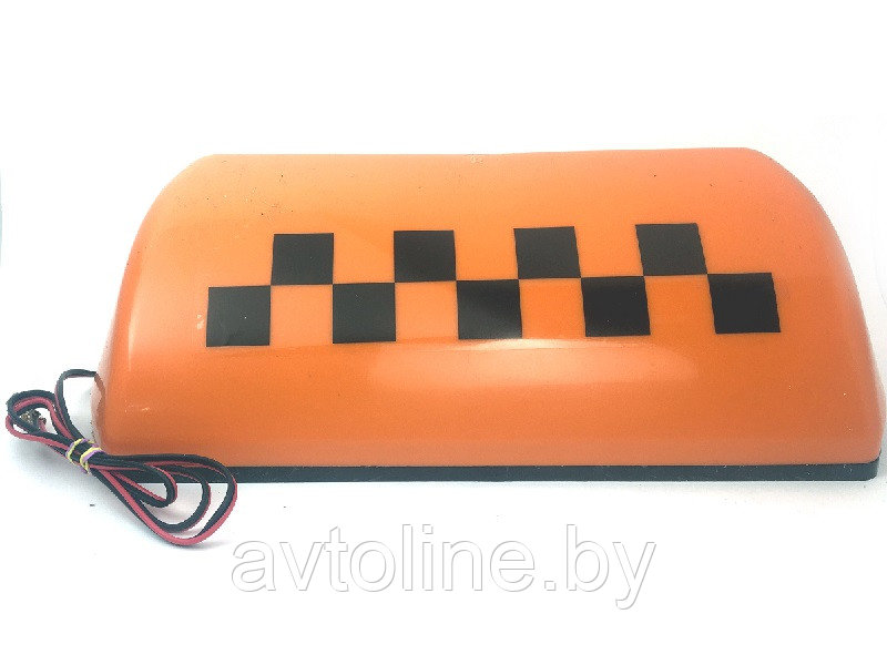Плафон такси оранжевый двусторонний