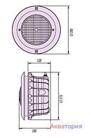 Светильник Standart С накладкой из ABS-пластика Артикул: B-032