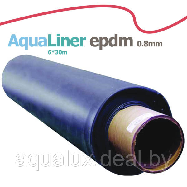 Пленка для пруда AquaLiner (Индия) 0.8mm 6mx30m ЦЕНА ЗА КВ.М. - фото 1 - id-p97128285