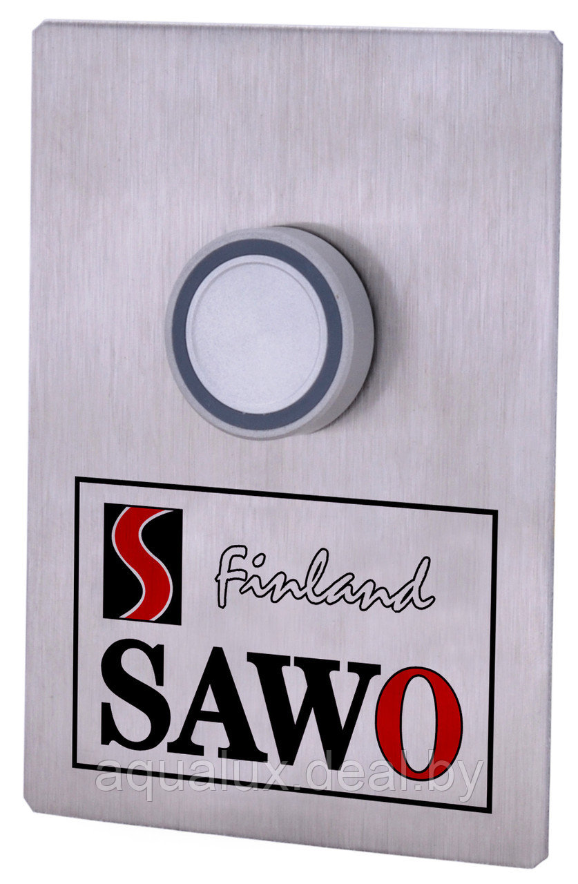 Кнопка вызова Sawo STP-BTN с подсветкой и 10-метровым соединительным проводом - фото 1 - id-p102071051
