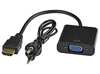 Преобразователь HDMI в VGA (HDMI папа - VGA мама)+AUX