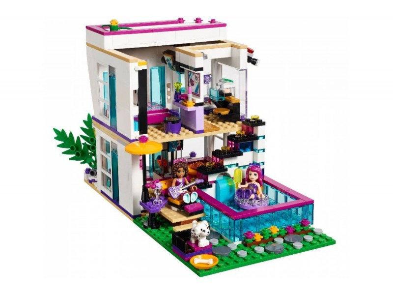 Конструктор "Поп-звезда: дом Ливи" XS3008(аналог LEGO Friends 41135), 760 дет - фото 3 - id-p123045858