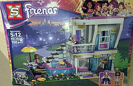 Конструктор  "Поп-звезда: дом Ливи"  XS3008(аналог LEGO Friends 41135), 760 дет​