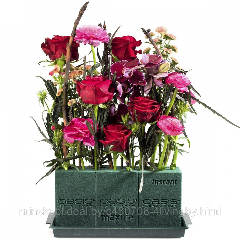 Флористическая пена для срезанных цветов, коробка 35 шт. - фото 3 - id-p123060438