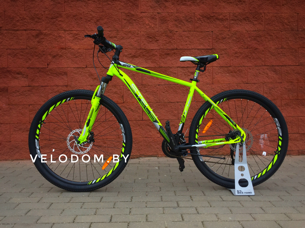 Stels navigator 910 D 29" V010 зеленый горный велосипед