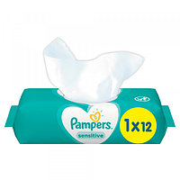 Салфетки влажные Pampers Sensitive Travel 12шт