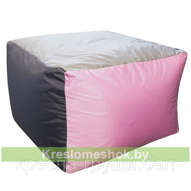 Пуфик папед (розовый+серый+тёмно-серый) - фото 2 - id-p123063358