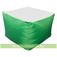 Пуфик папед (зеленый+белый)