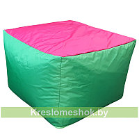 Пуфик папед (зеленый+фуксия)