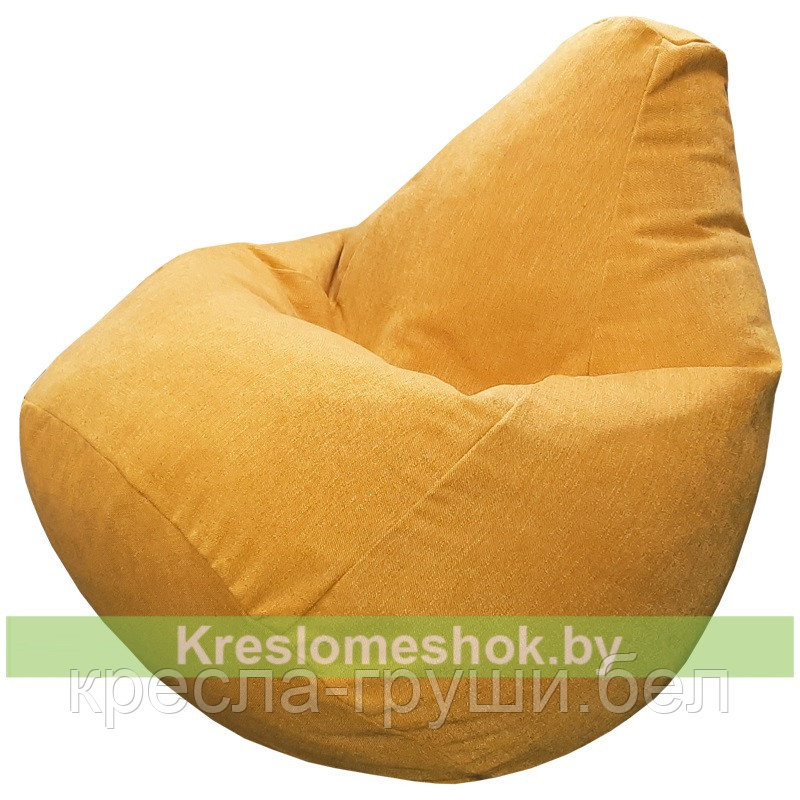 Кресло мешок Груша Жёлтое (рогожка)