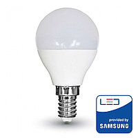 Светодиодная лампа V-Tac 5,5 Вт, 470lm, P45, Е14, 4000К, SAMSUNG