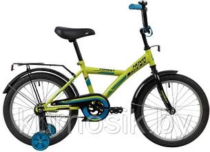 Детский велосипед Novatrack Forest 18" черный Зеленый