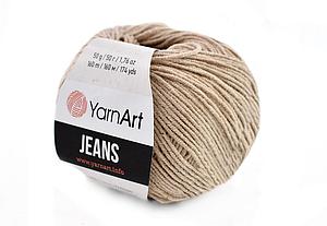 Пряжа ЯрнАрт Джинс (YarnArt Jeans) цвет 87 беж