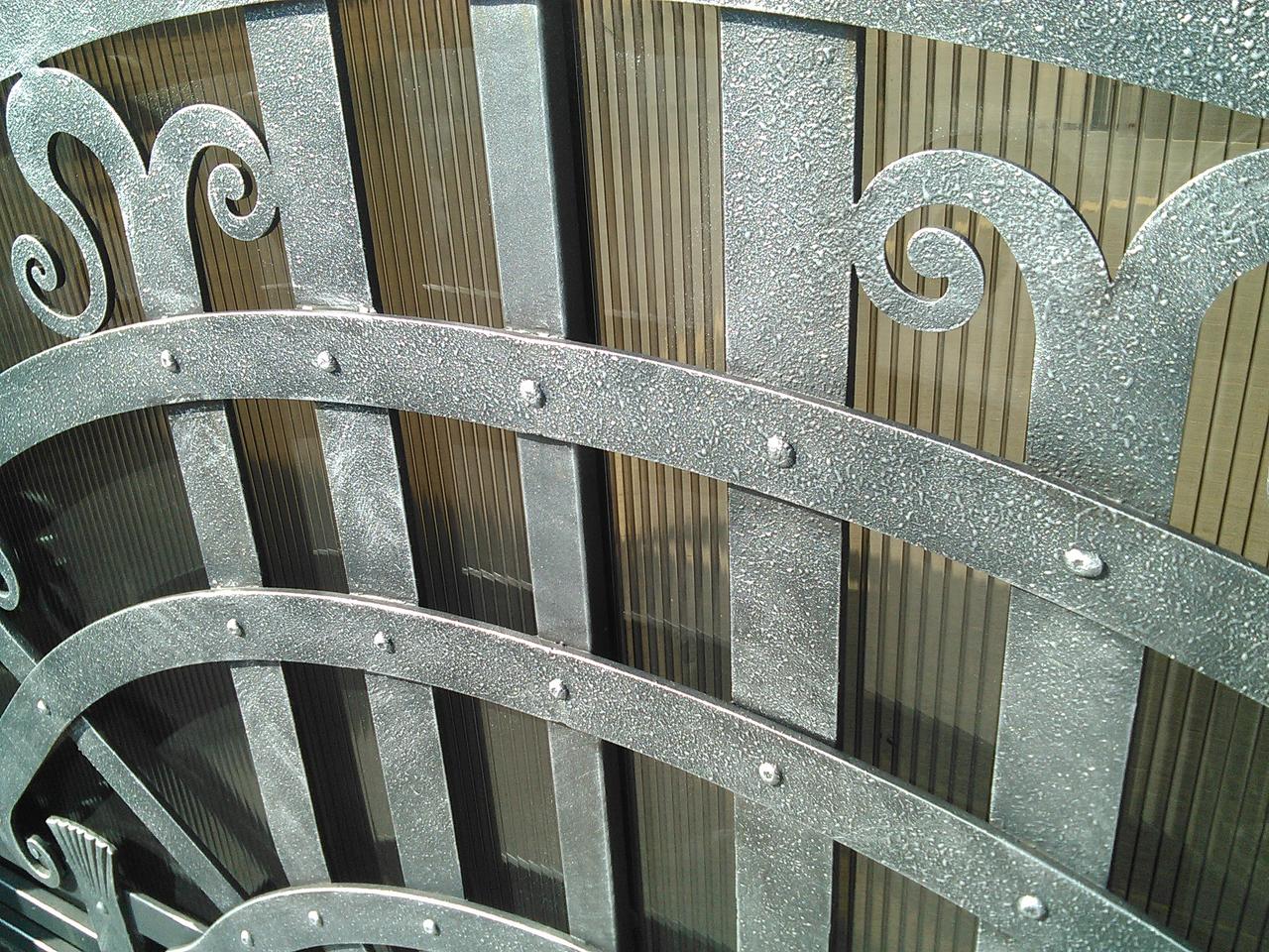 Ворота кованые откатные - фото 4 - id-p123074350