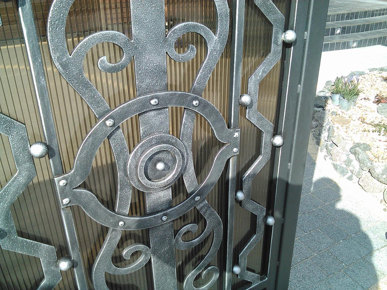 Ворота кованые откатные - фото 6 - id-p123074350