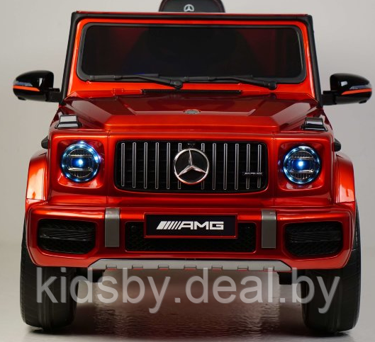 Детский электромобиль RiverToys Mercedes-AMG G63 K999KK (черный) Лицензия - фото 2 - id-p119784121