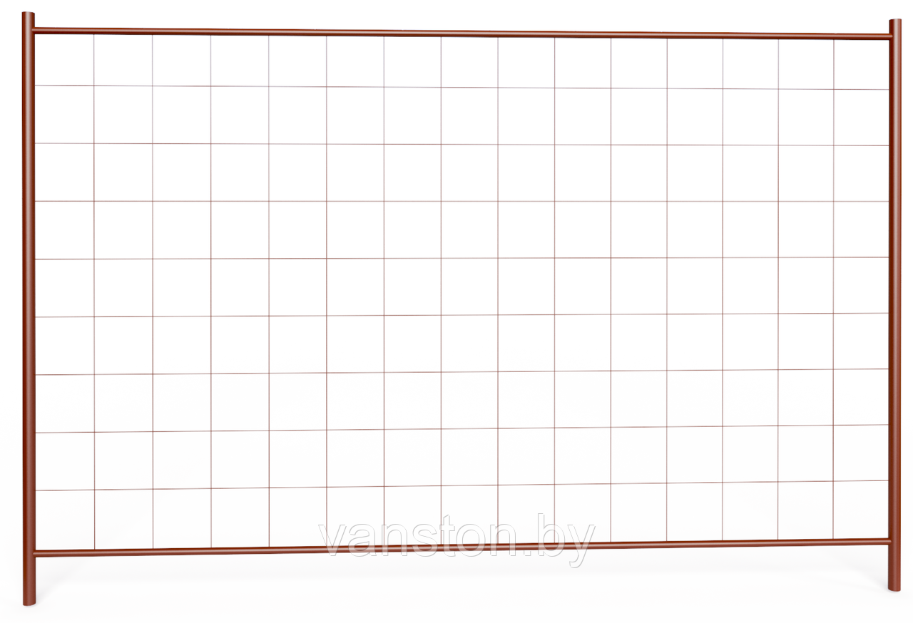 Секция 2000мм*3000мм строительного ограждения УСИЛЕННАЯ - фото 2 - id-p97164222