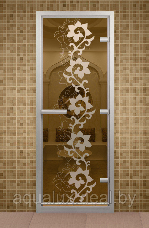 Дверь для турецкой бани и ванной Камелия - фото 1 - id-p123089045
