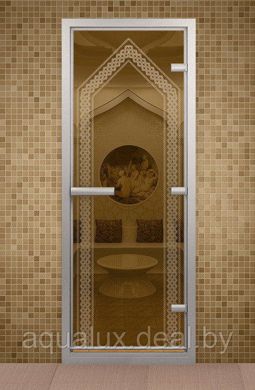Дверь для турецкой бани и ванной Дастархан - фото 1 - id-p123089054