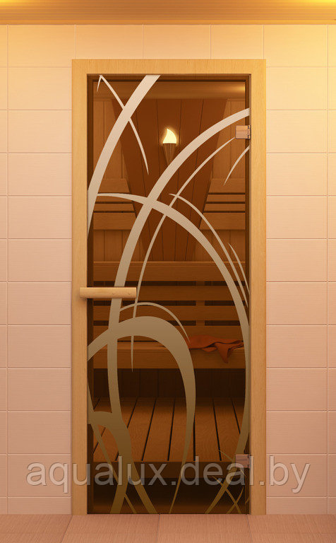 Дверь для сауны и бани "Мокко" - фото 1 - id-p123089084