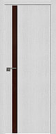 6ZN (ABS) коричневый лак 800*2000 Монблан кромка в цвет