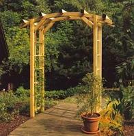 Пергола-арка садовая из массива сосны "Сиена"