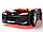 Кровать-машинка ТУРБО Черная с встроенным матрасом и подъемным механизмом + подсветка дна и фар - КарлСон, фото 5
